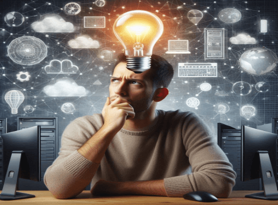 A Person Thinking to choose between refurbished and Open-Box Electronics