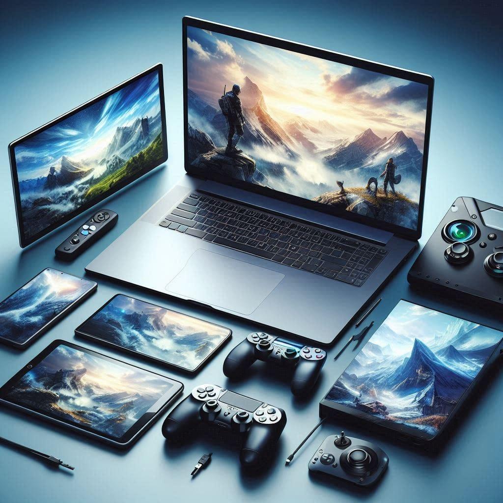 An image of electronic gadgets