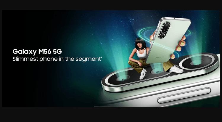 an image of samsung m56 5g