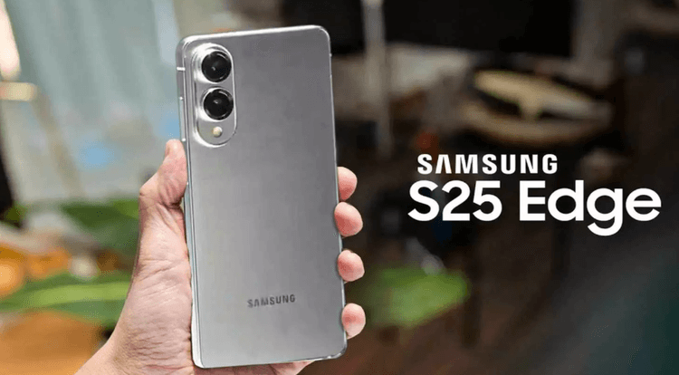 A Person holding Samsung S25 Edge