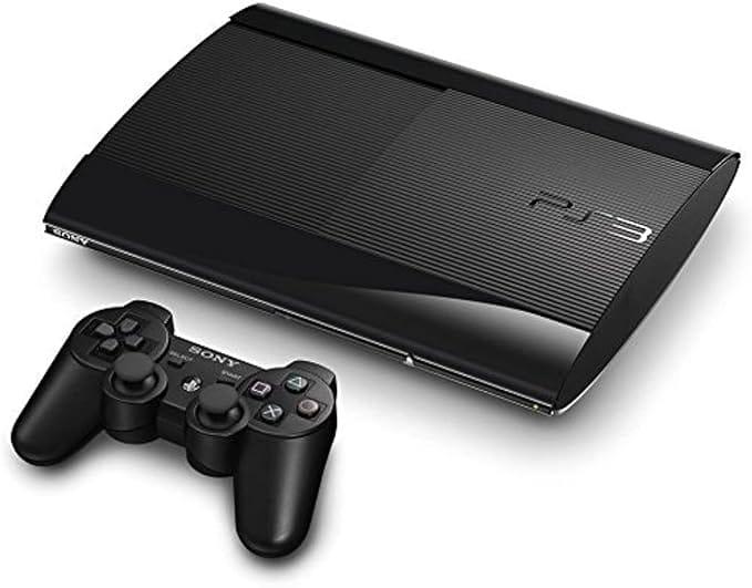 Front view of the Sony PS3 Super Slim