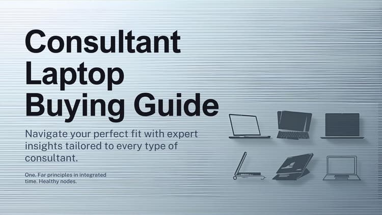 Consultant Laptop Buying Guide 2026: Best Laptops for Every Type of Consultant