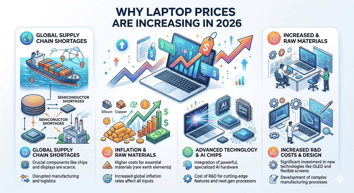 Why Laptop Prices Are Increasing in 2026: AI Memory Shortage Explained