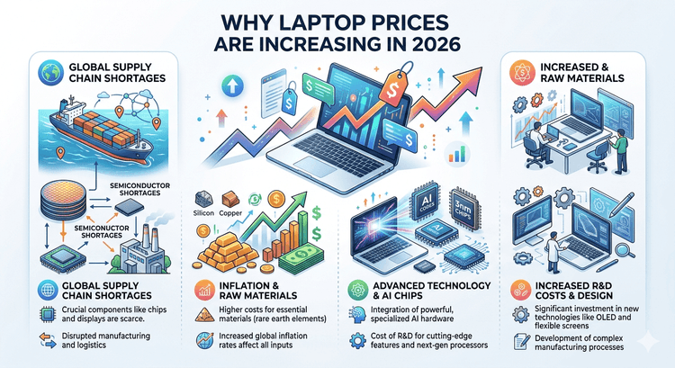 Why Laptop Prices Are Increasing in 2026: AI Memory Shortage Explained