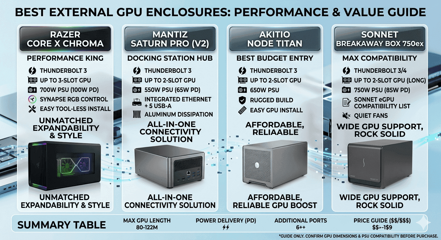 Best External GPU Enclosures in 2026: Are eGPUs Making a Comeback?