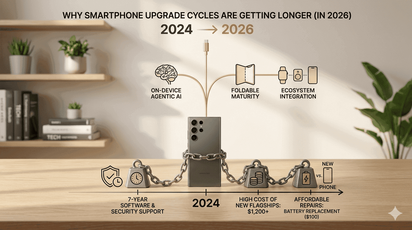 Why Smartphone Upgrade Cycles Are Getting Longer in 2026?
