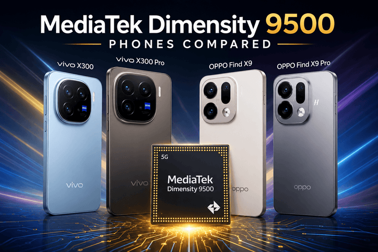MediaTek Dimensity 9500 Phones Compared