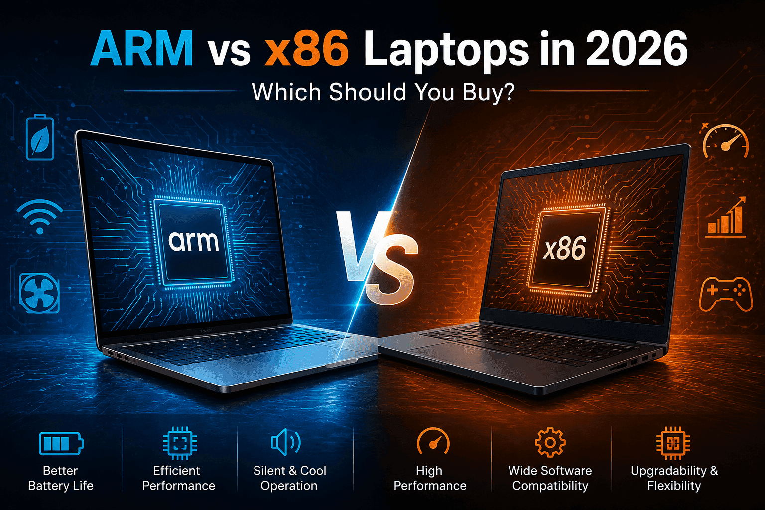 ARM vs x86 Laptops in 2026: Which Should You Buy?