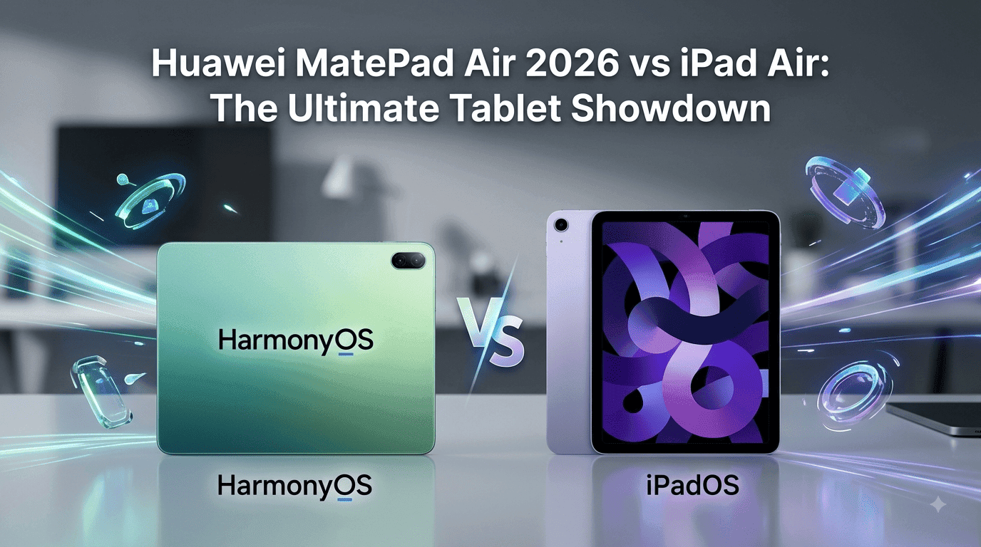 Huawei MatePad Air 2026 vs iPad Air: the laptop-replacement tablet test