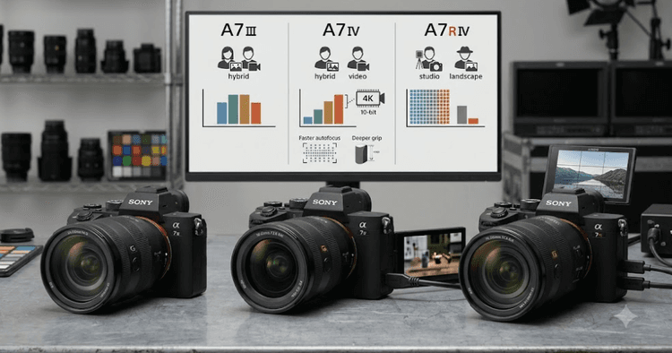 Sony A7-Series Buying/Renting Guide: III vs IV vs R IV Explained