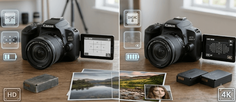 Canon 200D vs 200D Mark II: What's the Real Difference?