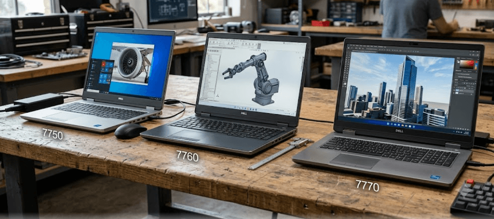 Dell Precision 7750 vs 7760 vs 7770: Which Generation Should You Buy?