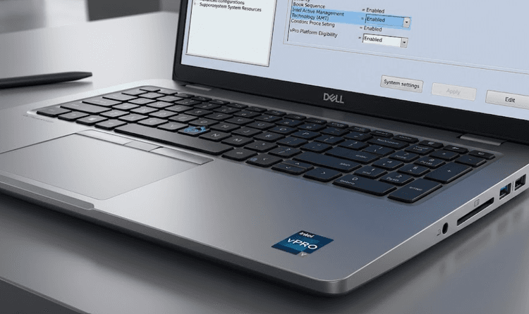 Does the Dell Precision Support vPro and Enterprise Security Features?