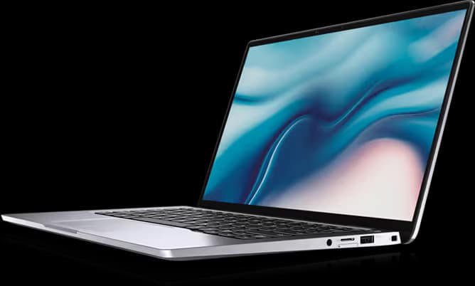 Dell Latitude 9410 2-in-1 in laptop and tablet mode