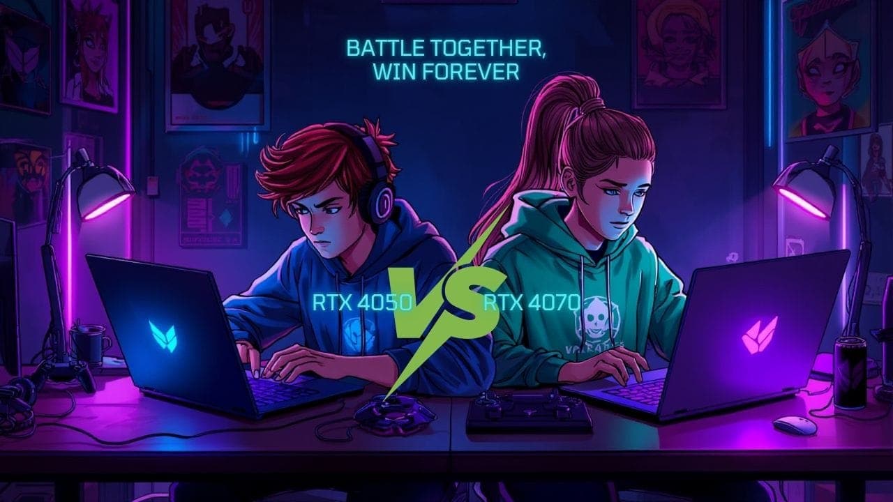 Gaming GPU Comparison RTX 4050 vs 4070
