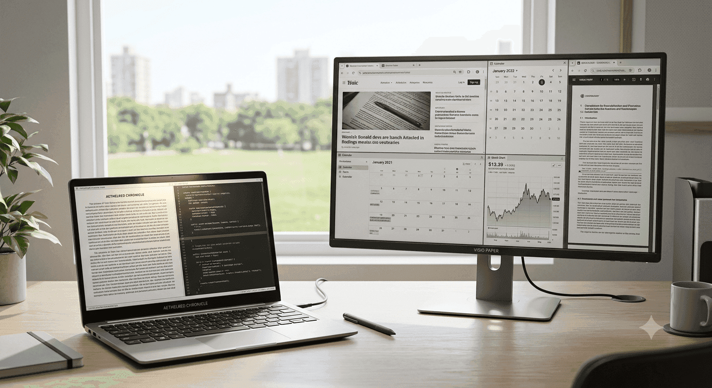 Electronic Ink (E-Ink) Laptops and Monitors: Are They Practical?