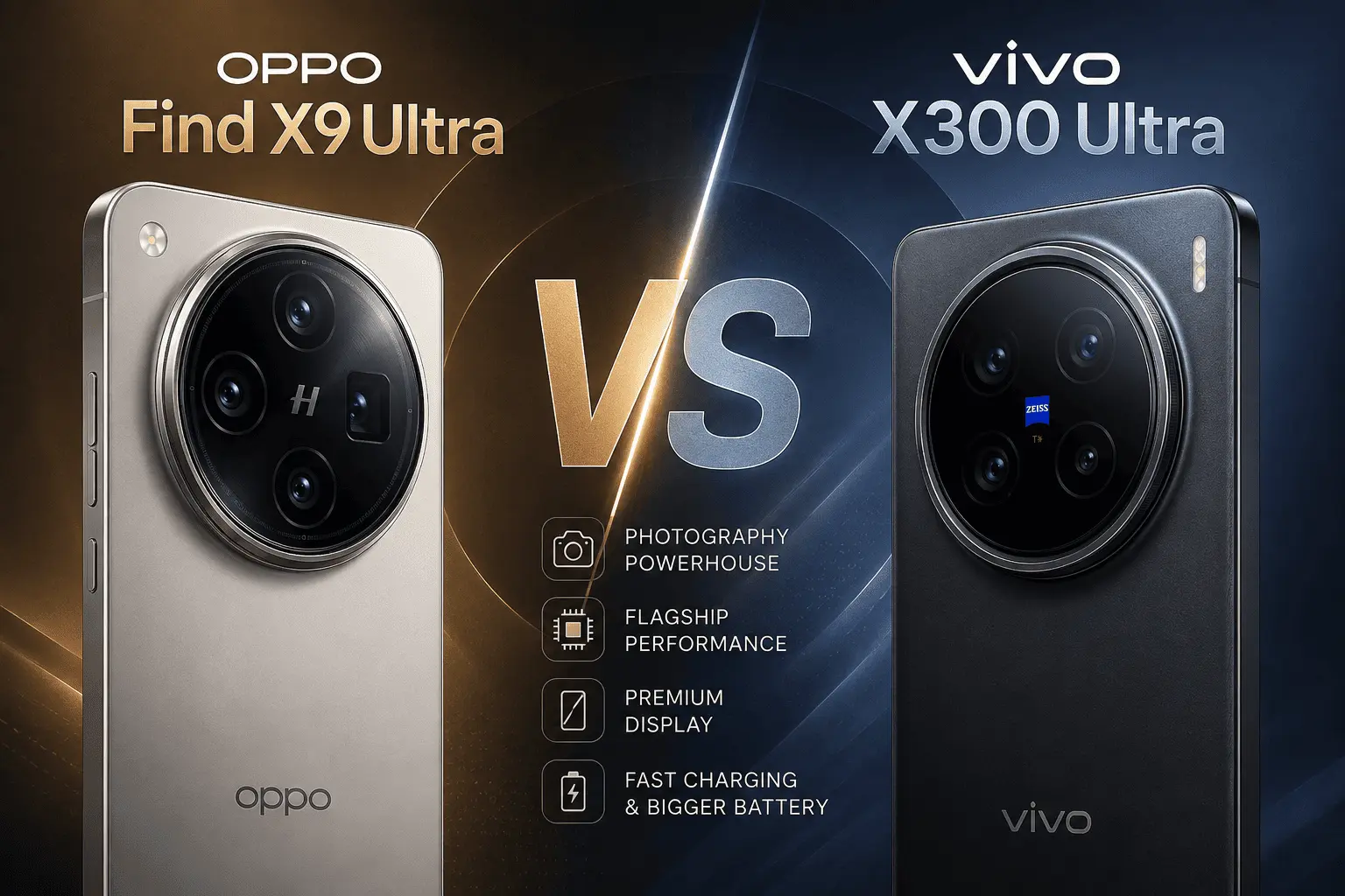 Oppo Find X9 Ultra vs Vivo X300 Ultra