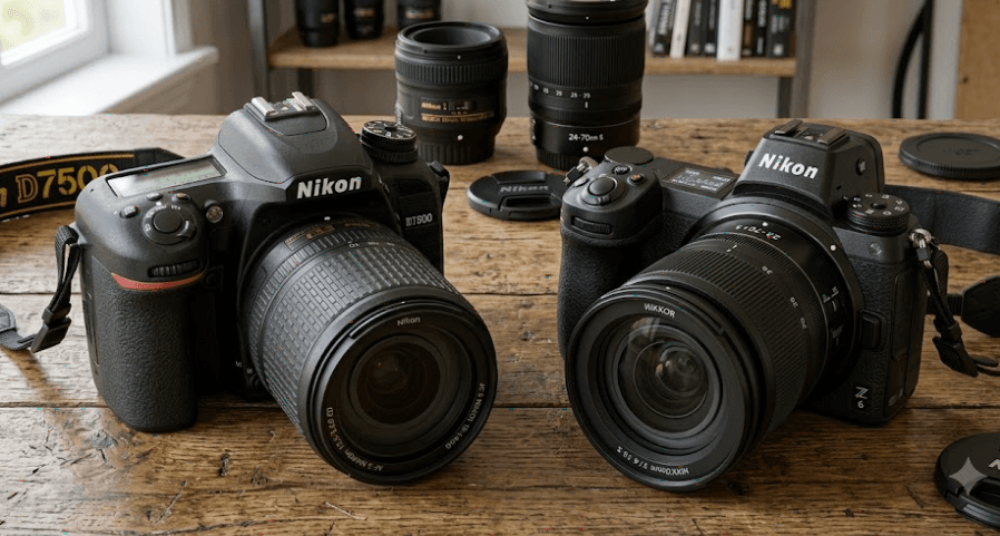 Nikon DSLR vs Nikon Mirrorless: Should You buy a D7500 or a Z6?