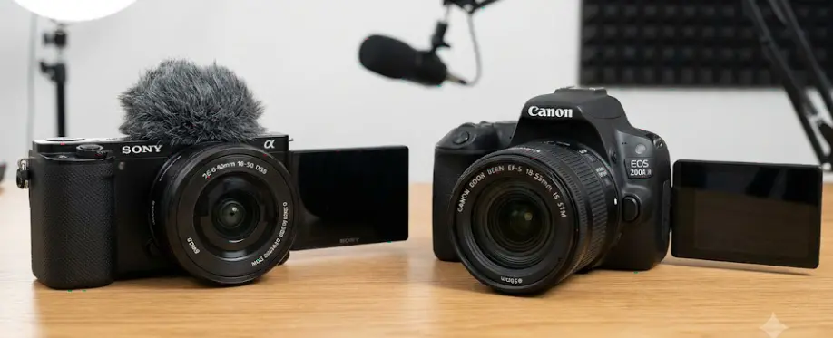 Sony ZV-E10 vs Canon 200D Mark II: Best Beginner Vlogging Camera