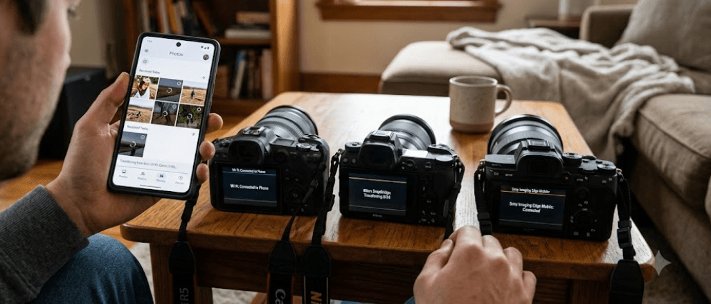 How to Transfer Photos From Canon, Nikon and Sony Cameras to Your Phone Wirelessly