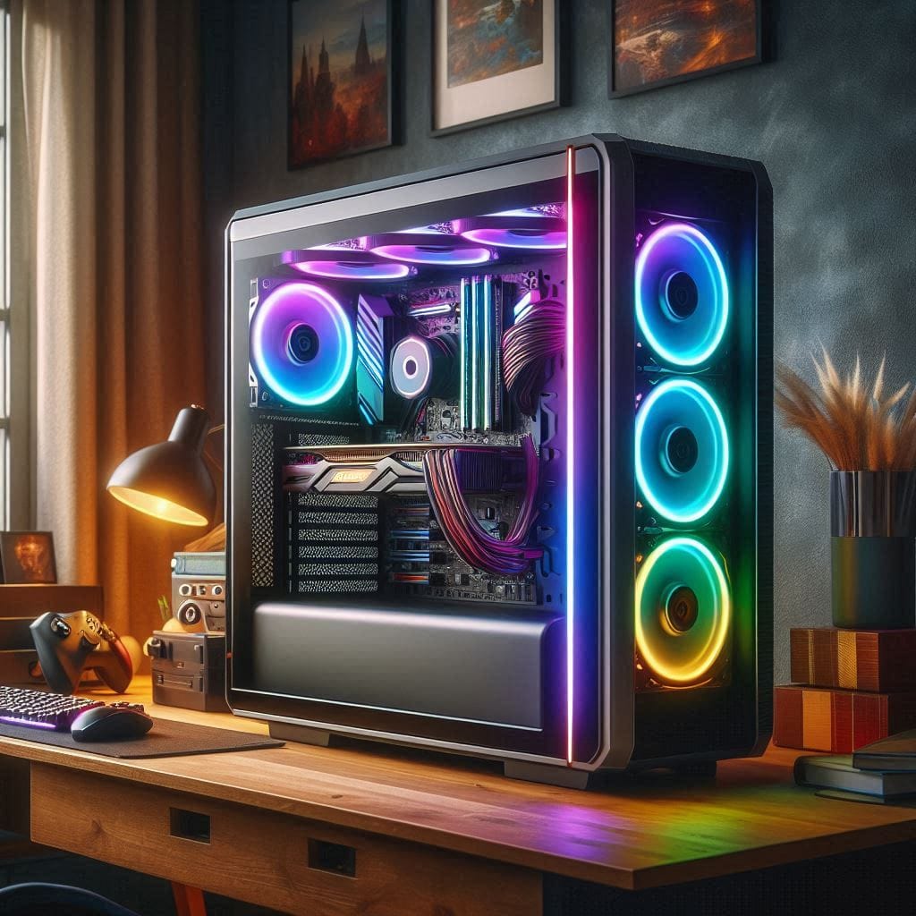 An image of a gaming pc cabinet