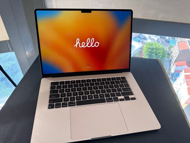 An image of macbook air 15