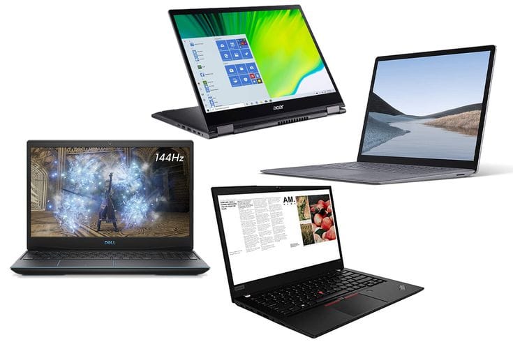 an image of refurbished laptops
