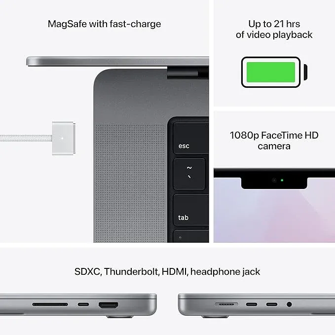 Apple MacBook Pro A2485 – Powerful M1 Pro laptop with exceptional performance and battery life
