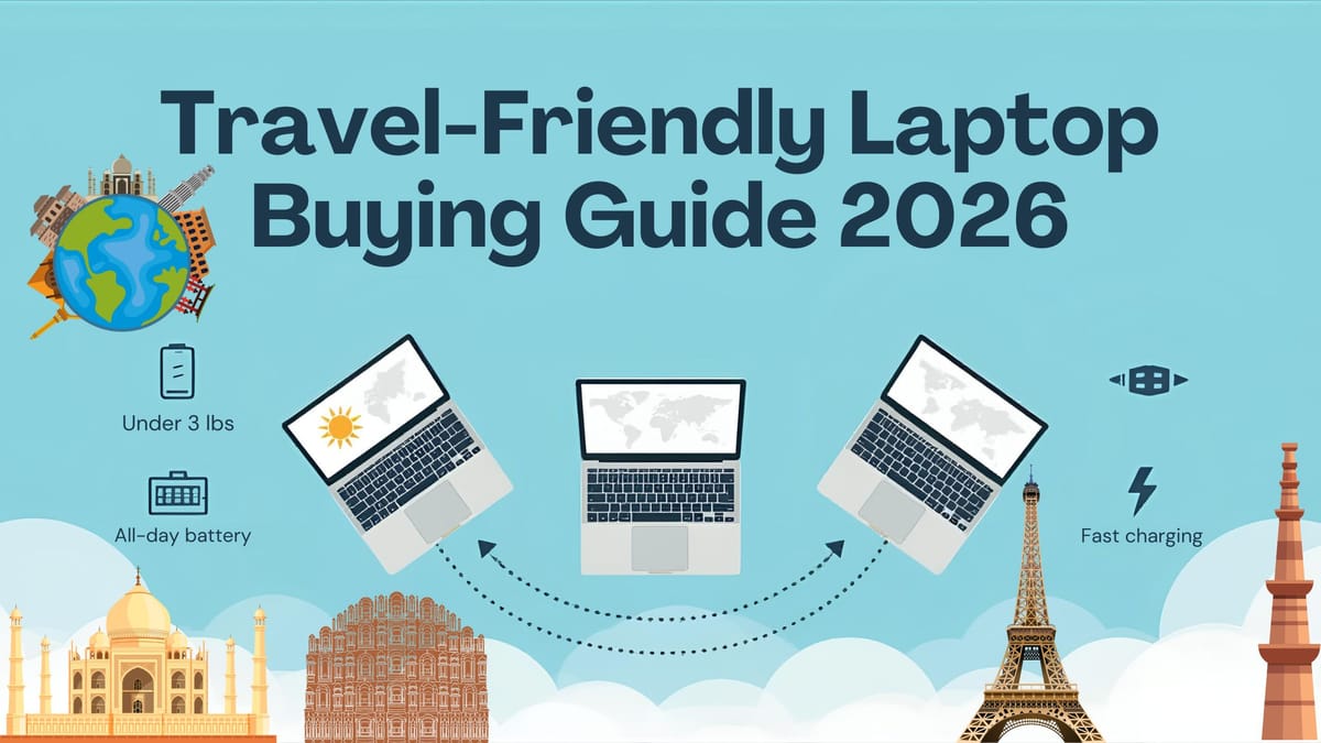 Travel-Friendly Laptop Buying Guide 2026: Best Lightweight Laptops for Life on the Move