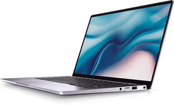 Dell Latitude 9410 2-in-1 in laptop and tablet mode, showcasing its versatile hinge design.