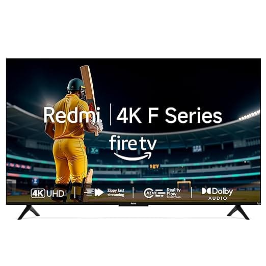 Redmi 43-inch Smart TV – Bezel-less Full HD display with vibrant visuals.